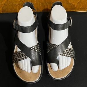 Clarks Artisan Trigenic Leather Sandals - Sz 9